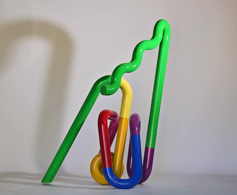 Original Abstract Sculpture by Sam Shendi