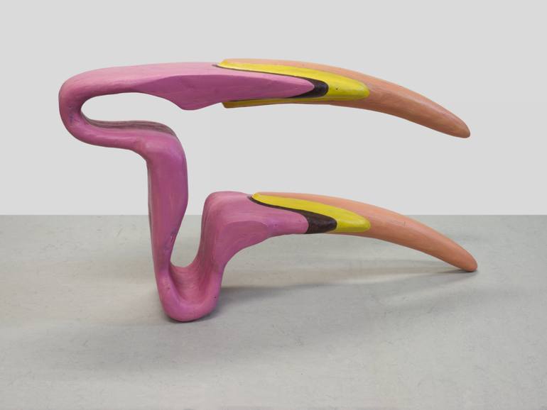 Original Abstract Animal Sculpture by Sandra Catsburg