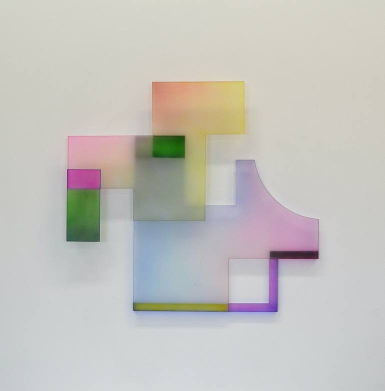 Original Abstract Mixed Media by Greg Chann