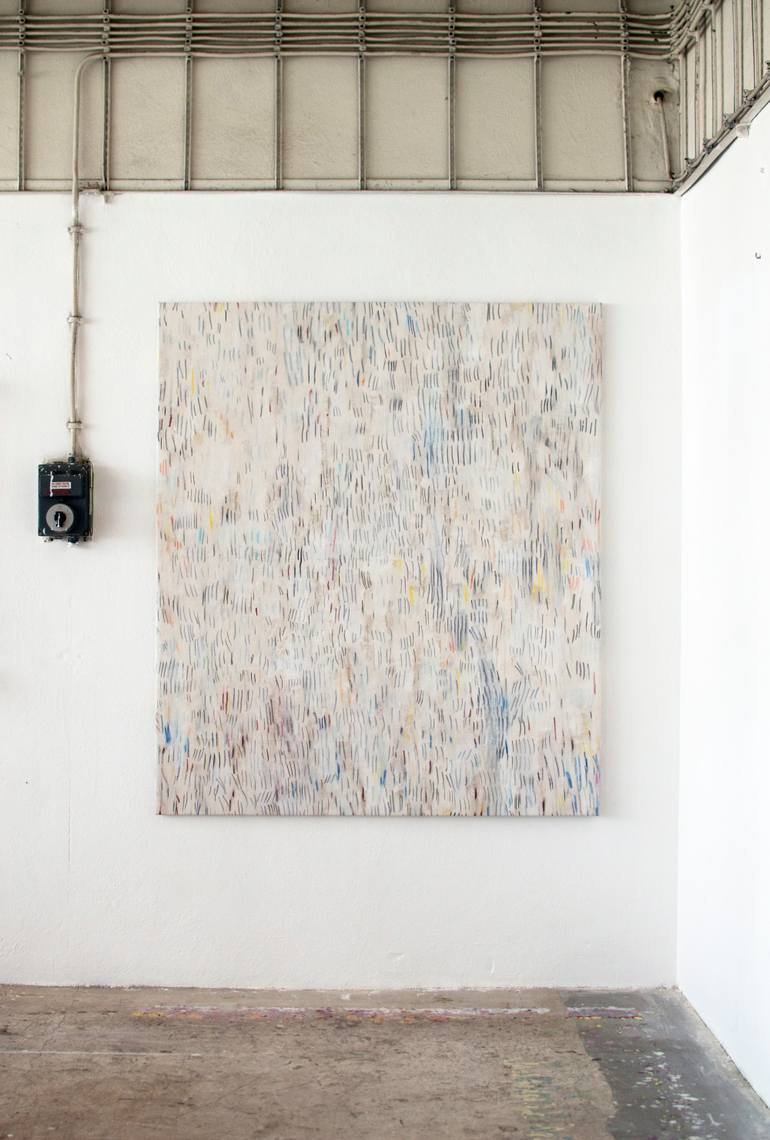 Original Abstract Expressionism Abstract Painting by Petr Johan Marek
