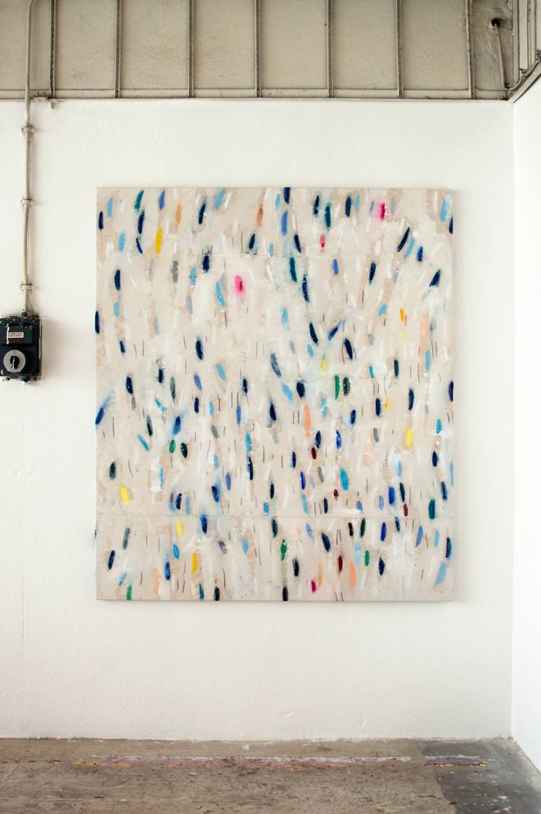Original Abstract Expressionism Abstract Painting by Petr Johan Marek