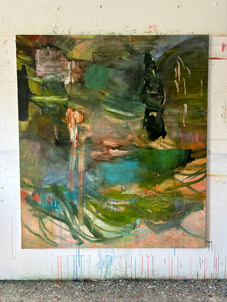 Original Abstract Expressionism Abstract Painting by Bjørnar Aaslund