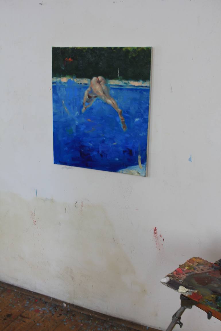 Original Contemporary Beach Painting by Mark Rauschberg