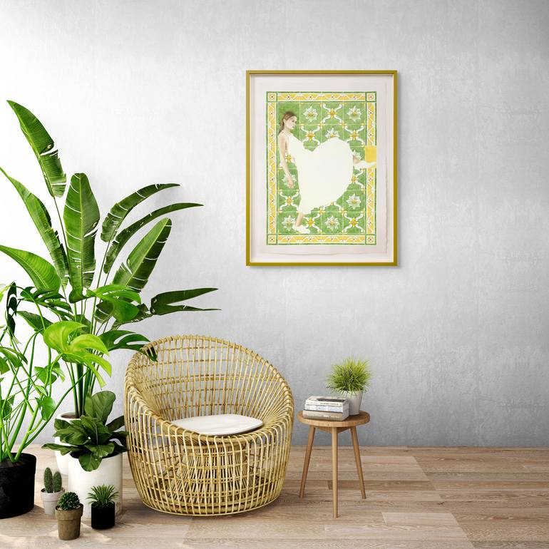 Original Figurative People Painting by Monica Vitorino
