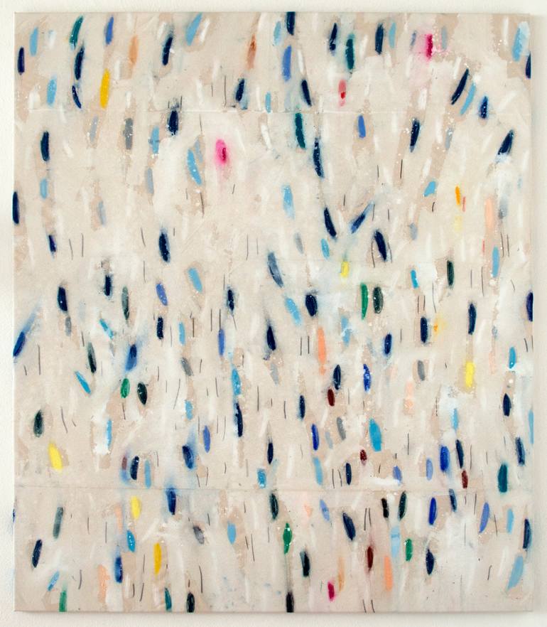 Original Abstract Expressionism Abstract Painting by Petr Johan Marek