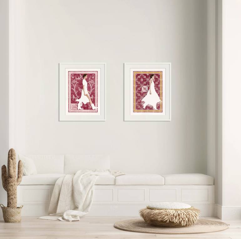 Original Figurative People Painting by Monica Vitorino
