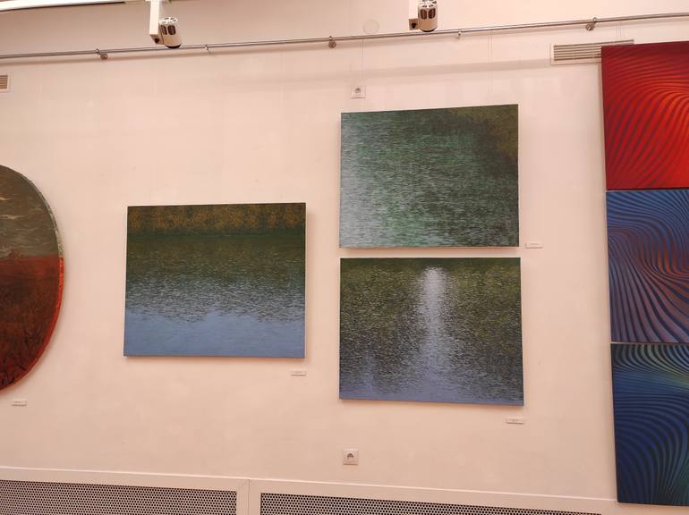 Original Abstract Water Painting by Tomek Mistak