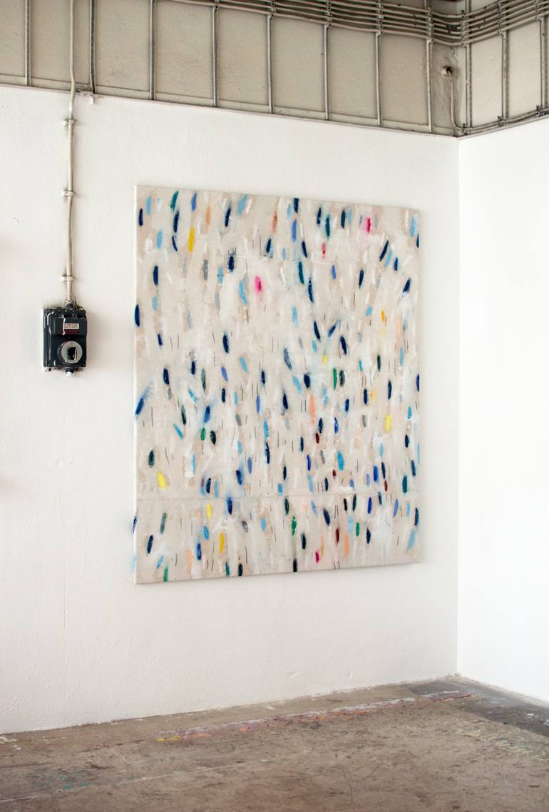 Original Abstract Expressionism Abstract Painting by Petr Johan Marek