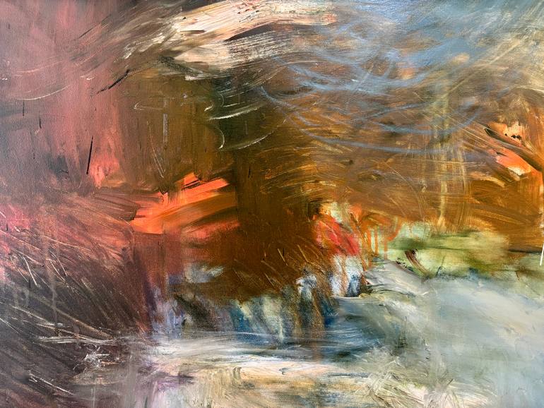 Original Abstract Expressionism Abstract Painting by Bjørnar Aaslund