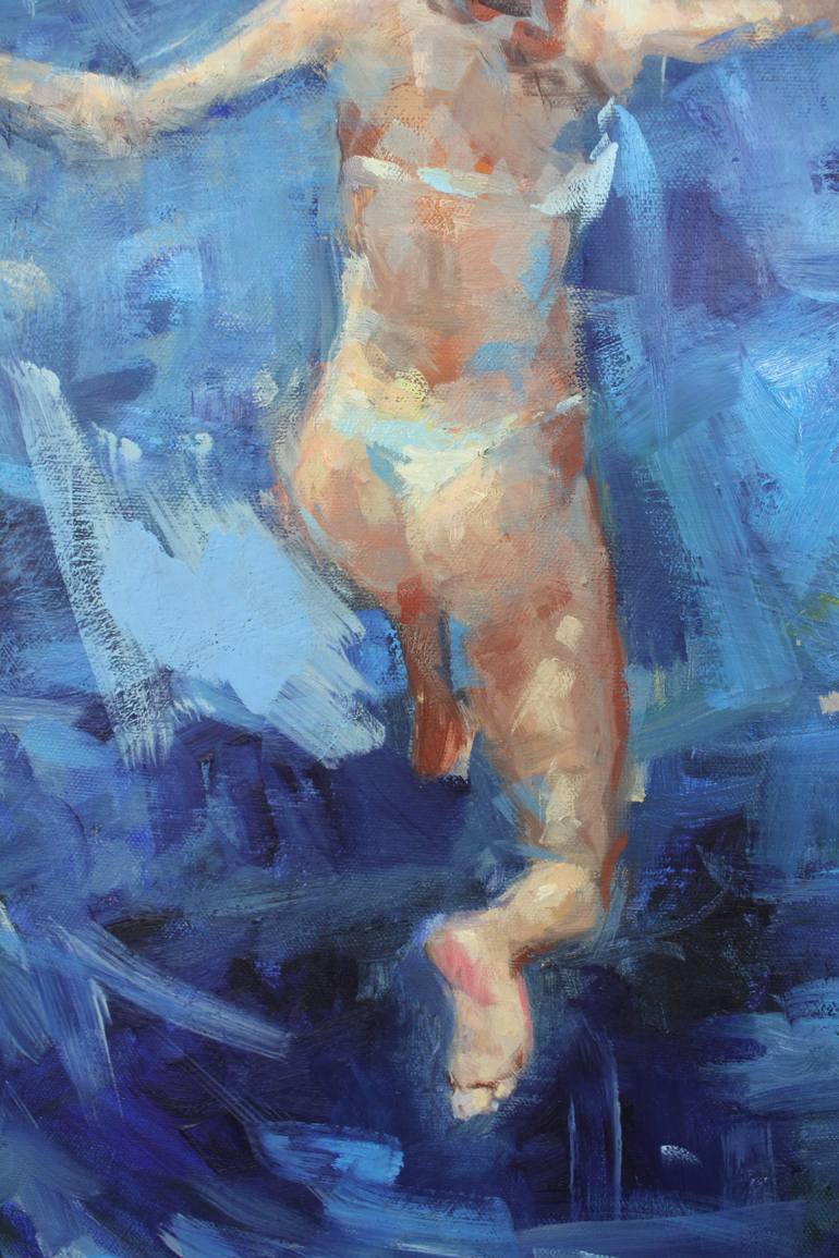 Original Contemporary Beach Painting by Mark Rauschberg