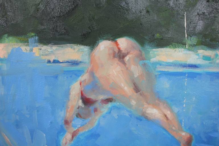 Original Contemporary Beach Painting by Mark Rauschberg