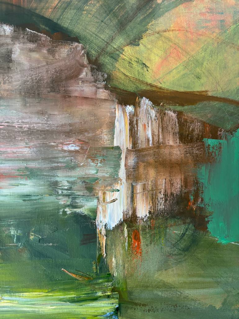 Original Abstract Expressionism Abstract Painting by Bjørnar Aaslund