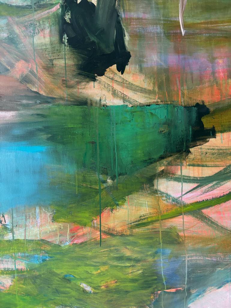 Original Abstract Expressionism Abstract Painting by Bjørnar Aaslund