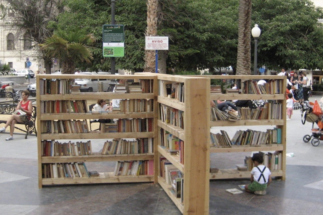Library crossing installation zerowaste sustainability cornwall